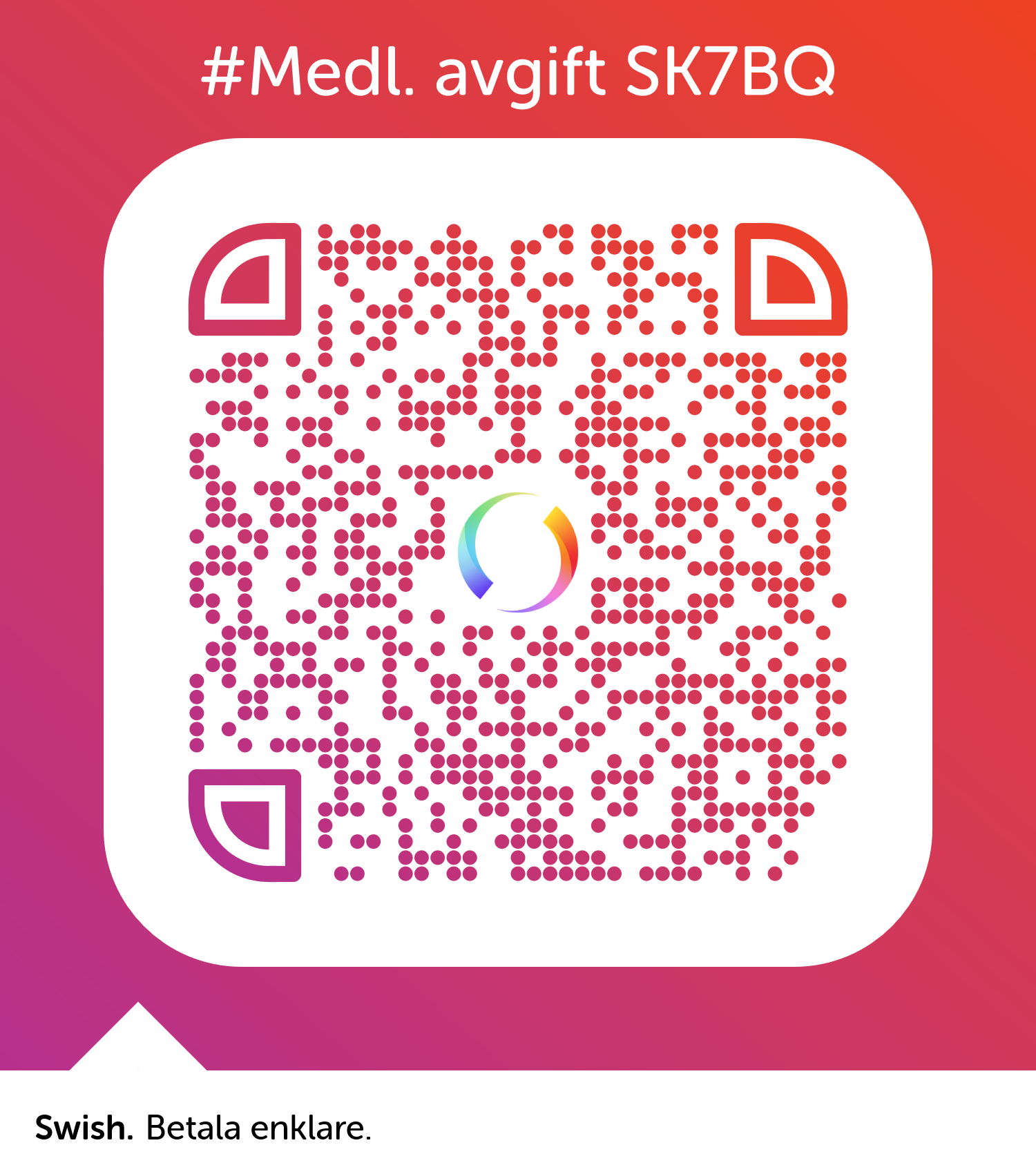 QR kod sk7bq medlemsavg 2022